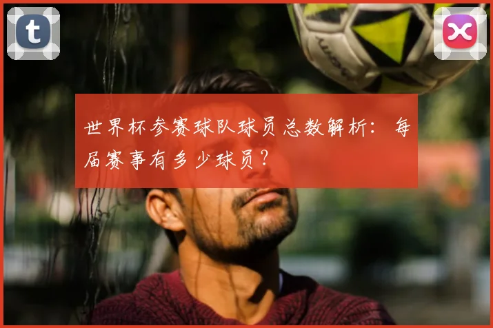 世界杯参赛球队球员总数解析:每届赛事有多少球员?