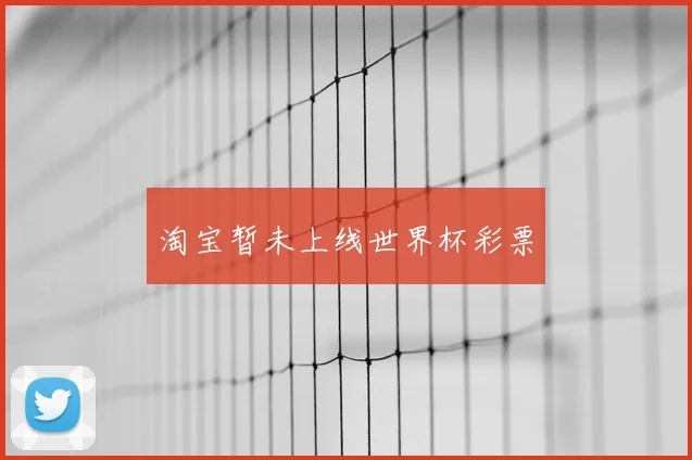淘宝暂未上线世界杯彩票