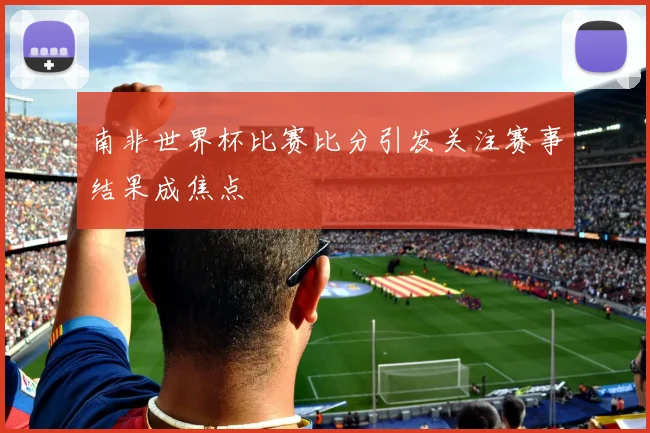 南非世界杯比赛比分引发关注赛事结果成焦点