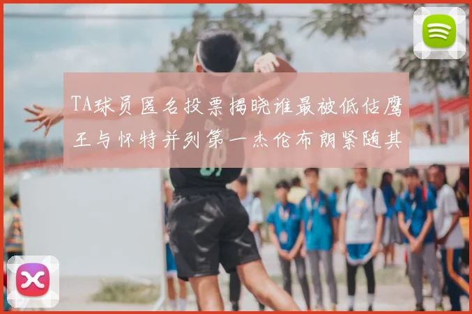 TA球员匿名投票揭晓谁最被低估鹰王与怀特并列第一杰伦布朗紧随其后